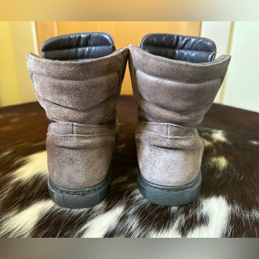 Brunello Cucinelli High Top Sneakers Brown Suede Monili, Size 7, Good Condition! - Picture 6 of 8